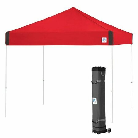 E-Z UP PR3WH10PN Pyramid Instant Shelter 10' x 10' Punch Canopy with White Frame 338PR3WH10PN